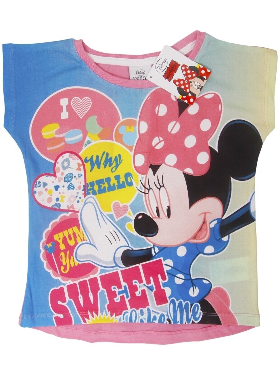 Marškinėliai trumpomis rankovėmis MINNIE MOUSE 0364D060 Marškinėliai trumpomis rankovėmis MINNIE MOUSE 0364D060