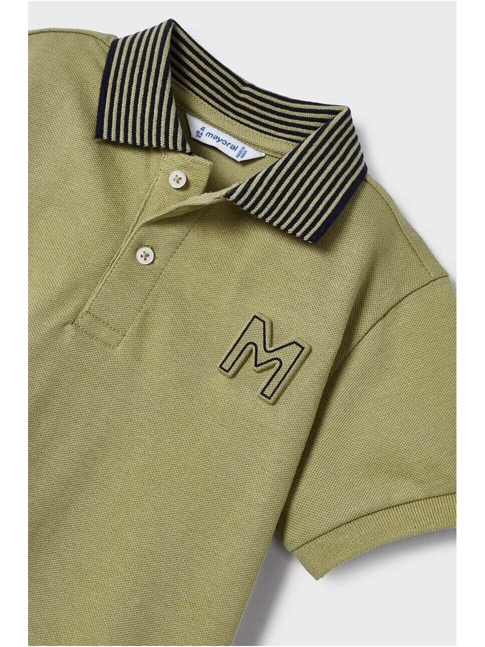 Mayoral polo marškinėliai berniukui su dryžuota apykakle 4498D147 2 Mayoral polo marškinėliai berniukui su dryžuota apykakle 4498D147 2