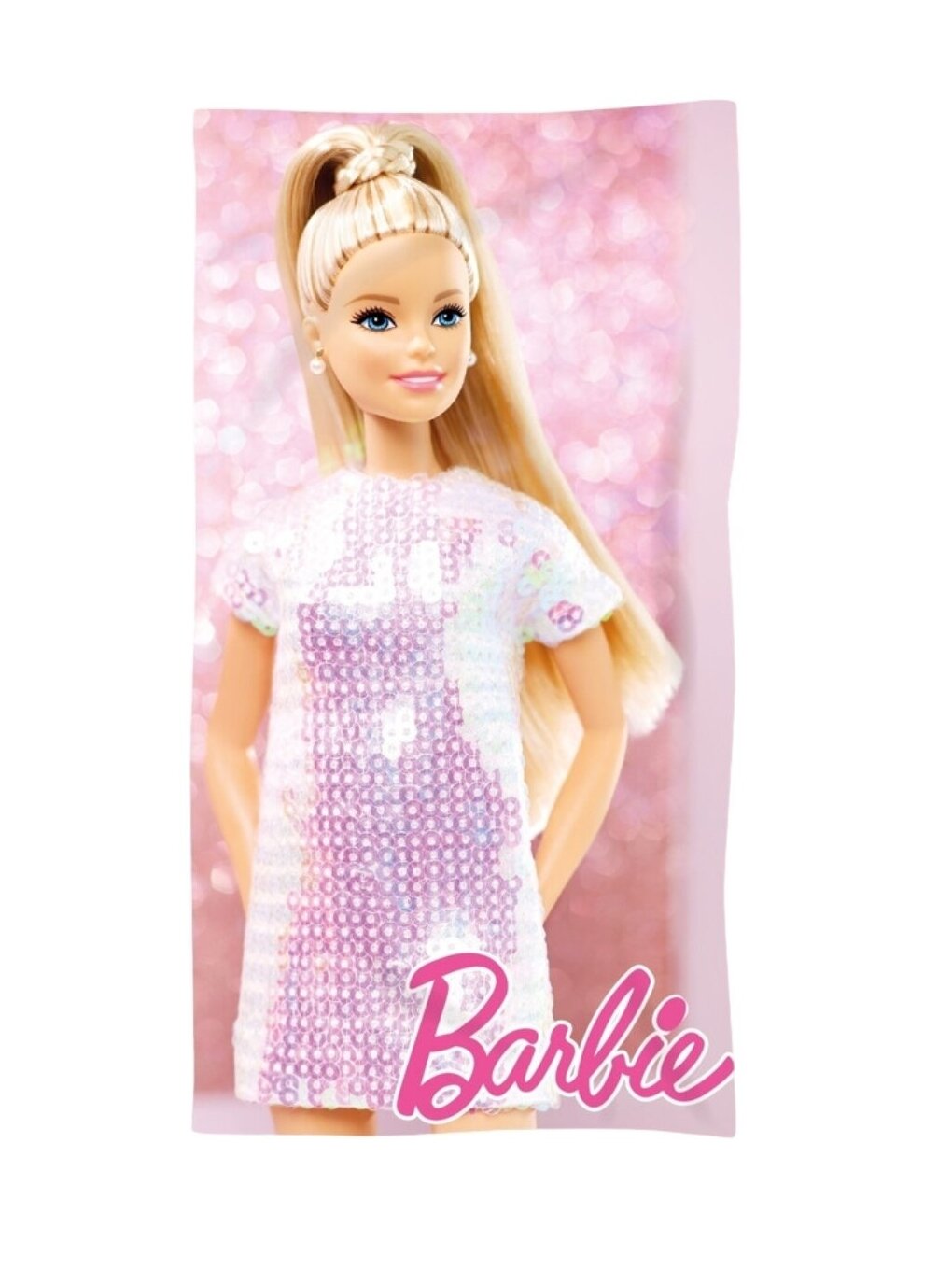 Medvilninis Barbie rankšluostis mergaitėms 4861D248