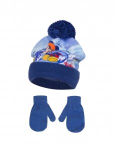 Mėlynos pirštinės ir kepurė Mickey 2742D277