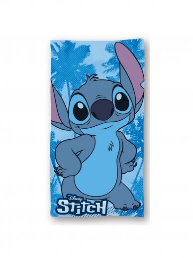 Mėlynas rankšluostis Lilo & Stitch 3714D85 Mėlynas rankšluostis Lilo & Stitch 3714D85