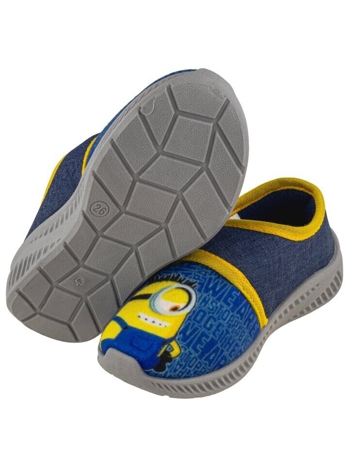 Mėlyni kambariniai batukai Minions 1