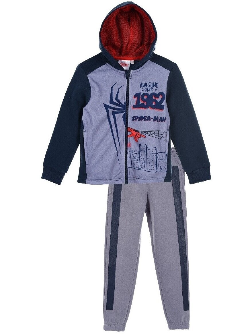 Mėlynas pilkas sportinis kostiumas SPIDER-MAN 1061D210 Mėlynas pilkas sportinis kostiumas SPIDER-MAN 1061D210