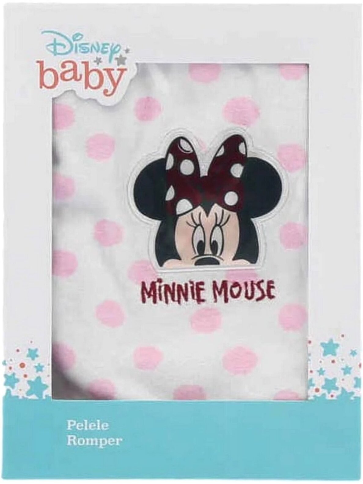 Minnie Mouse rožinis šliaužtinukas kūdikiui 1 Minnie Mouse rožinis šliaužtinukas kūdikiui 1