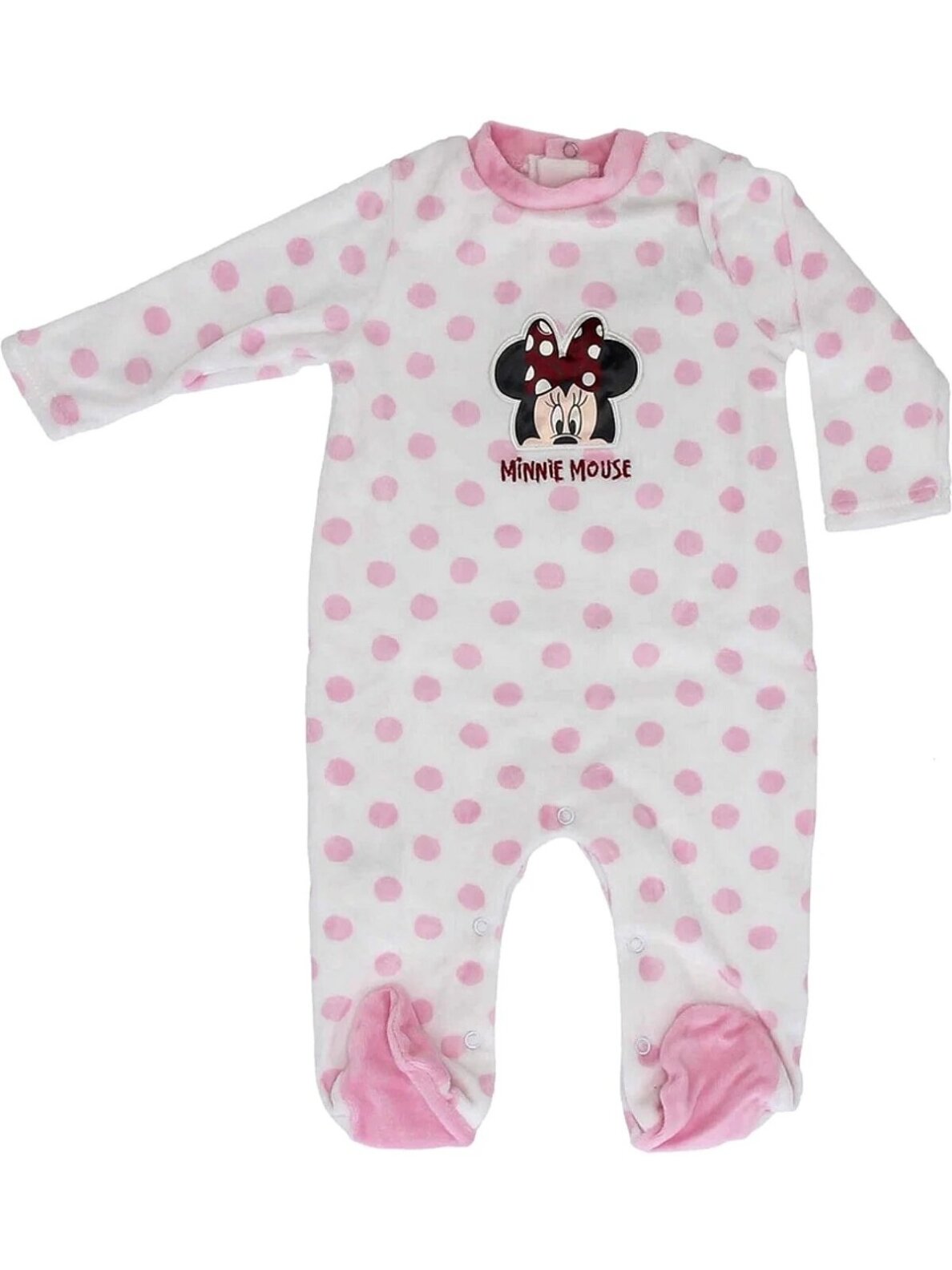 Minnie Mouse rožinis šliaužtinukas kūdikiui