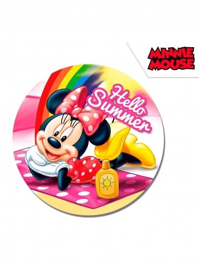 Minnie Mouse“ apvalus paplūdimio rankšluostis 120cm 1195D007