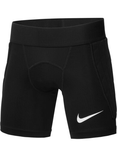 Nike juodi paminkštinti vartininko šortai Nike juodi paminkštinti vartininko šortai