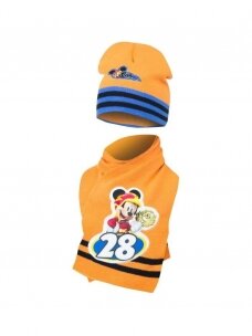 Oranžinė kepurė ir šalikas Mickey Mouse 3020D282