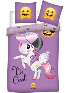 Patalynės komplektas Emoji Unicorn 3172D176