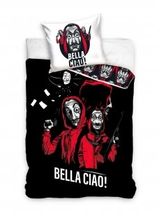 Patalynės komplektas La Casa de Papel- Bella Ciao! 3620D295