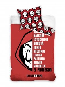 Patalynės komplektas La Casa de Papel El Profesor 3648DK12