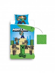 Patalynės komplektas Minecraft Creeper 3680D333