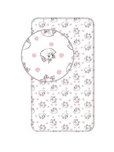 Paklodė su guma Disney Marie Gentle 3624D307-1