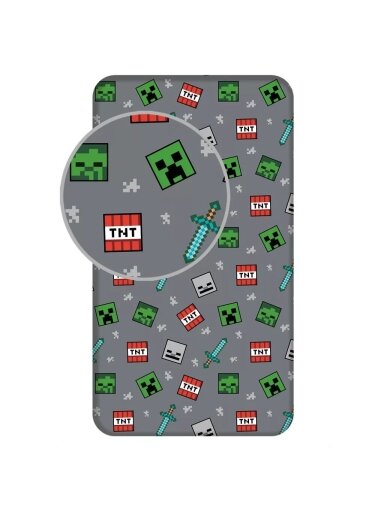 Paklodė su guma Minecraft We Got 3808D30