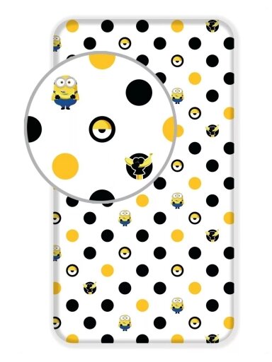 Paklodė su guma Minions Banana 3642D