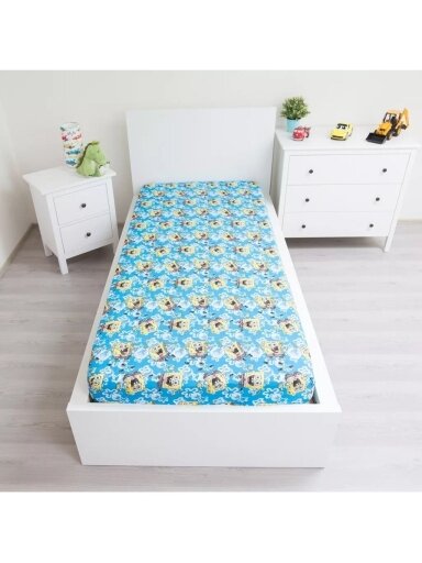 Paklodė su guma SpongeBob Blue 3718D103