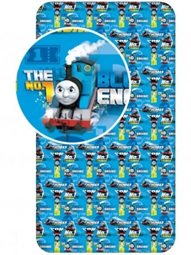 Paklodė su guma Thomas and Friends Blue Engine 3037DZP1