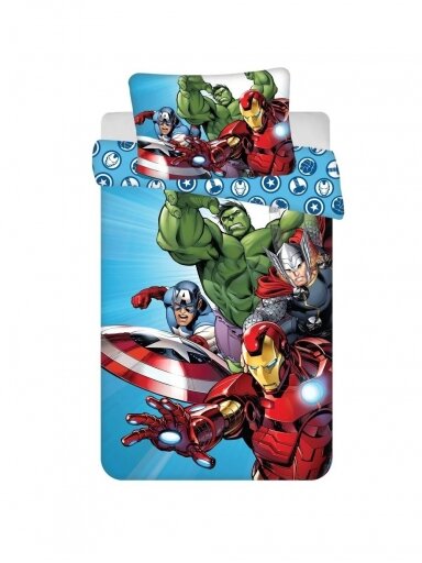 Patalynės komplektas Avengers Light Blue 3407D218-1