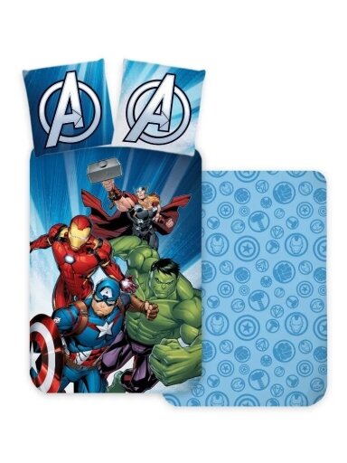 Patalynės komplektas Avengers Power Strike 3496D34