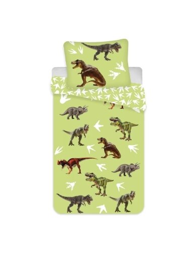 Patalynės komplektas Dinosaur Green 3806D30