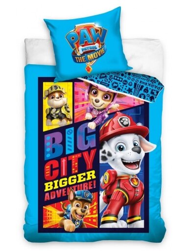Patalynės komplektas Paw Patrol City 4674D104-1