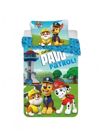 Patalynės komplektas Paw Patrol Tower 3467D06