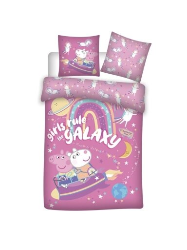 Patalynės komplektas Peppa Pig Galaxy 3514D73