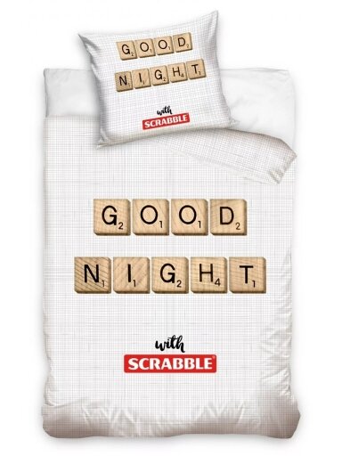 Patalynės komplektas Scrabble Good Nigh 3509D65