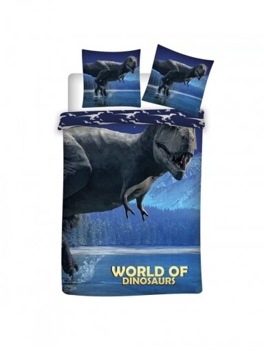 Patalynės komplektas World of Dinosaurs 2504DZP1