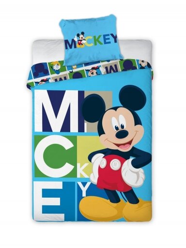 Patalynės komplektas Mickey Mouse LBlue 3310D77