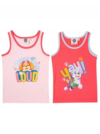 Paw Patrol marškinėliai mergaitei, 2 vnt 2117D140