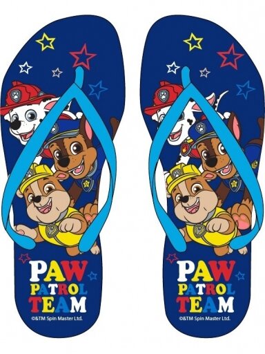 Paw Patrol mėlynos pliažinės basutės 1228D301
