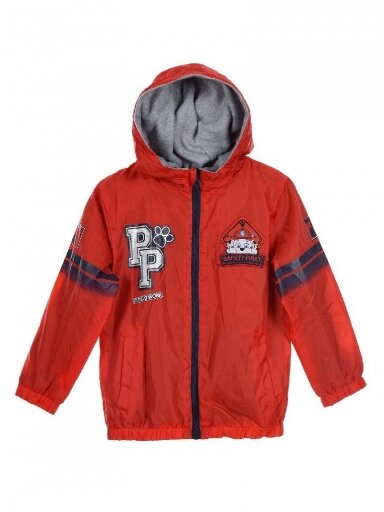 Paw Patrol raudona striukė su pamušalu 1004D187