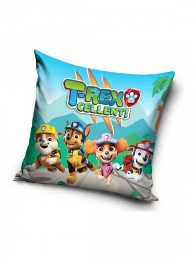 Paw Patrol T-Rex pagalvės užvalkalas 40x40cm 2753D11