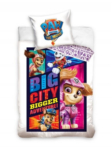 Paw Patrol viengulis patalynės komplektas mergaitei 1700DZ8/DPA