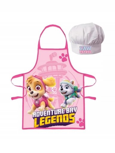 Paw Patrol virtuvės šefo prijuostė su kepure 1356D076