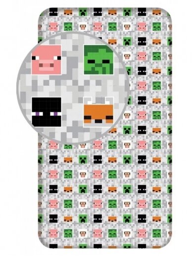 Paklodė su guma Minecraft Adventure 3317SP