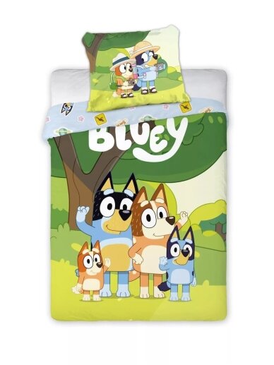 Patalynės komplektas Bluey Family Snuggle 5161D205-1 Patalynės komplektas Bluey Family Snuggle 5161D205-1
