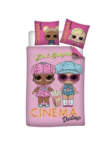 Patalynės komplektas LOL Surprise Cinema 3504D55 Patalynės komplektas LOL Surprise Cinema 3504D55