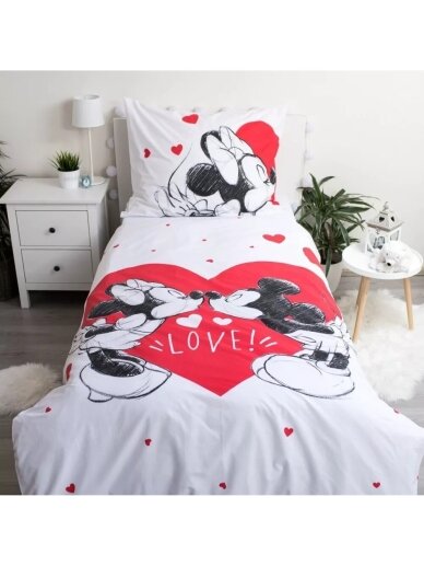 Patalynės komplektas Mickey Minnie Love 5137D353 1 Patalynės komplektas Mickey Minnie Love 5137D353 1