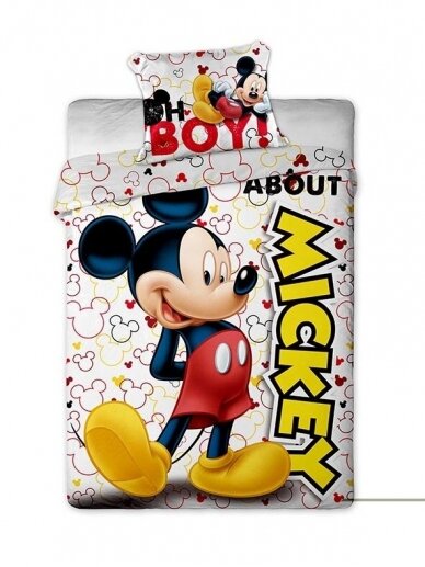 Patalynės komplektas Mickey Mouse "Oh Boy" 3127DZ9 Patalynės komplektas Mickey Mouse "Oh Boy" 3127DZ9