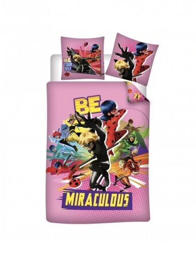Patalynės komplektas Miraculous Ladybug Be Your Self 2927D297 Patalynės komplektas Miraculous Ladybug Be Your Self 2927D297
