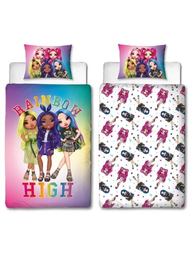 Patalynės komplektas Rainbow High Trio 4380D96-1 Patalynės komplektas Rainbow High Trio 4380D96-1