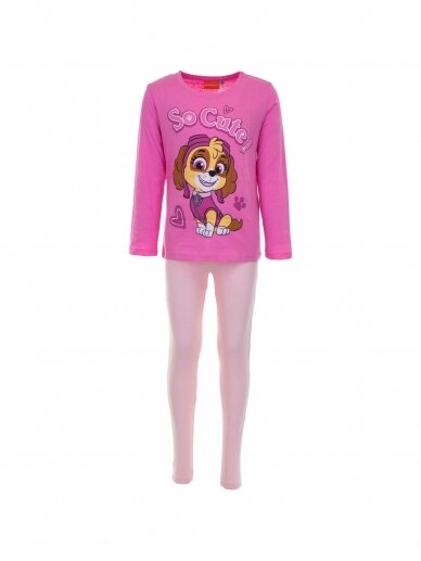 Paw Patrol rožinės spalvos pižama 1599D72 Paw Patrol rožinės spalvos pižama 1599D72