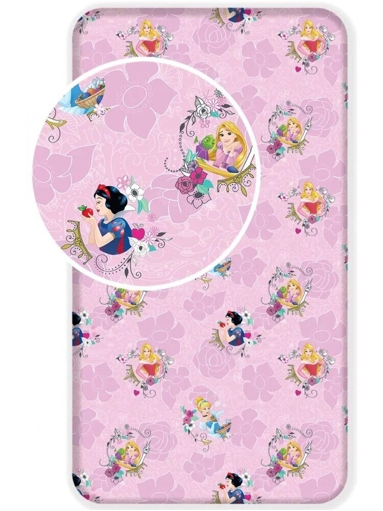 Paklodė su guma Disney Princess Royal 3268D01 Paklodė su guma Disney Princess Royal 3268D01
