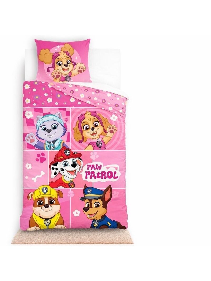 Patalynės komplektas Paw Patrol Pink 4794D76 1 Patalynės komplektas Paw Patrol Pink 4794D76 1