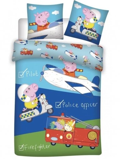 Peppa Pig patalynės komplektas Transportas 2507DZP7