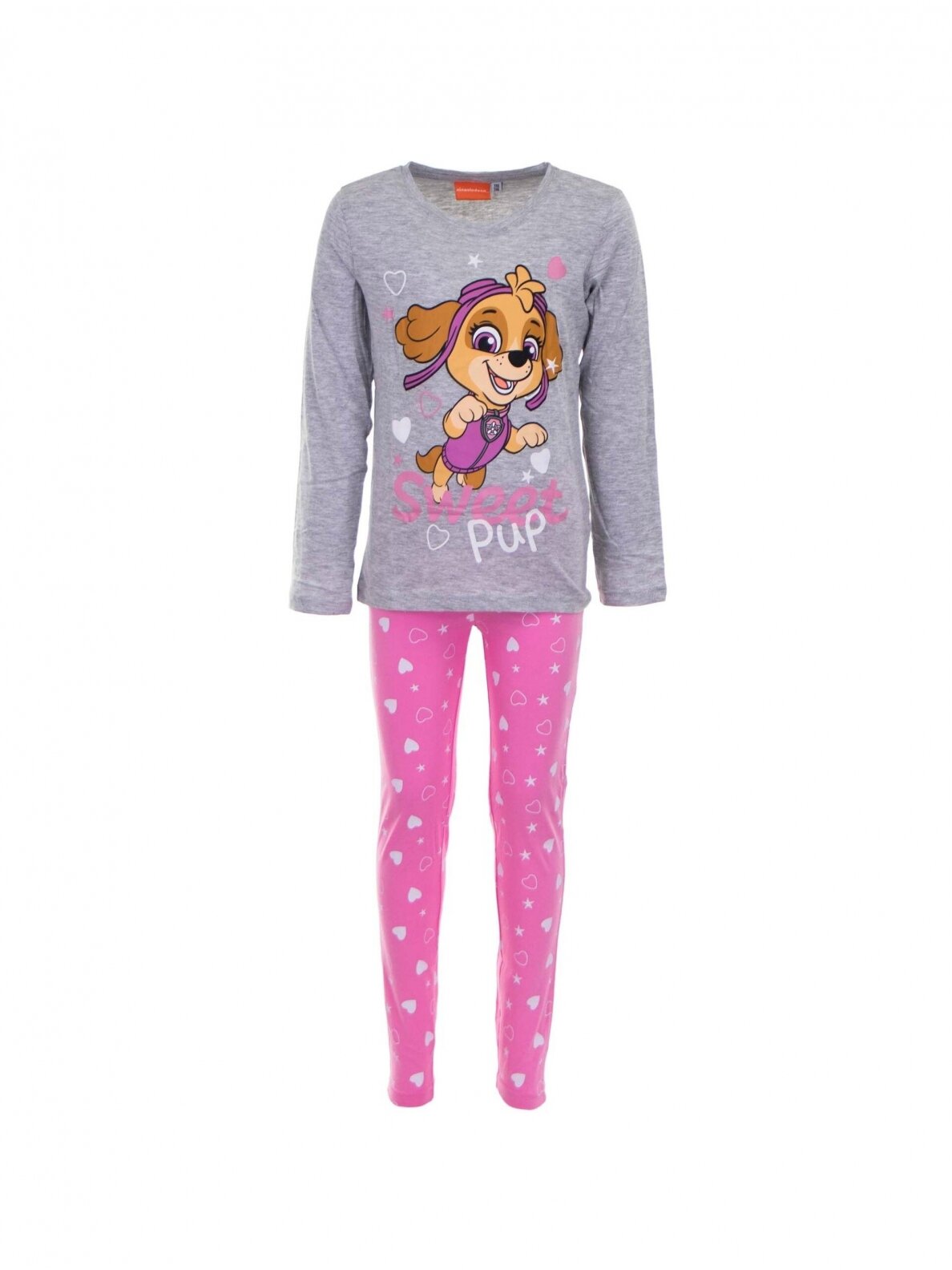 Pilka rožinė pižama Paw Patrol 1598D94 Pilka rožinė pižama Paw Patrol 1598D94