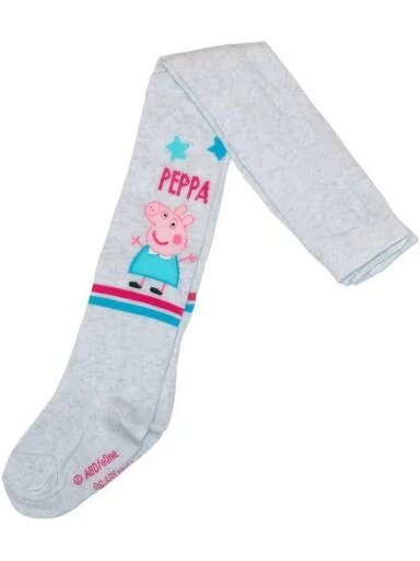 Pilkos spalvos pėdkelnės Peppa Pig