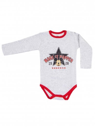 Pilkas smėlinukas Mickey Mouse 1766D42 Pilkas smėlinukas Mickey Mouse 1766D42